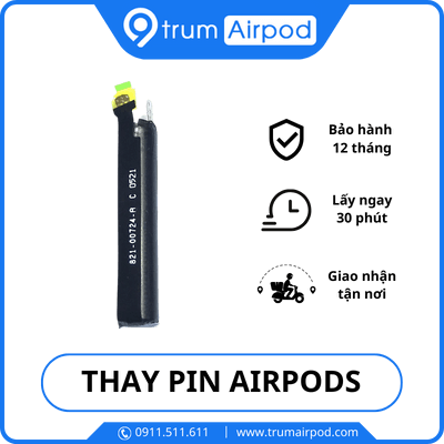 Thay pin cho tai nghe Airpods 1