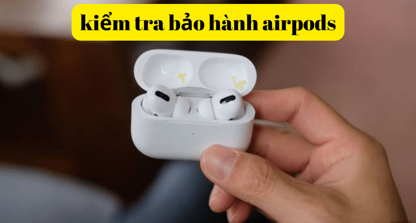 kiểm tra bảo hành airpods