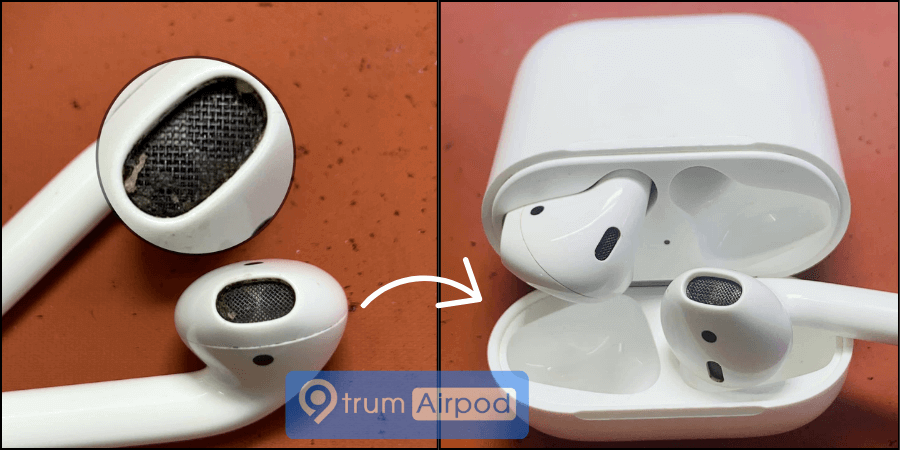 vệ sinh loa tai nghe airpods tại hà nội