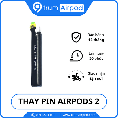 Thay pin tai nghe Airpods 2 (A2032, A2031)