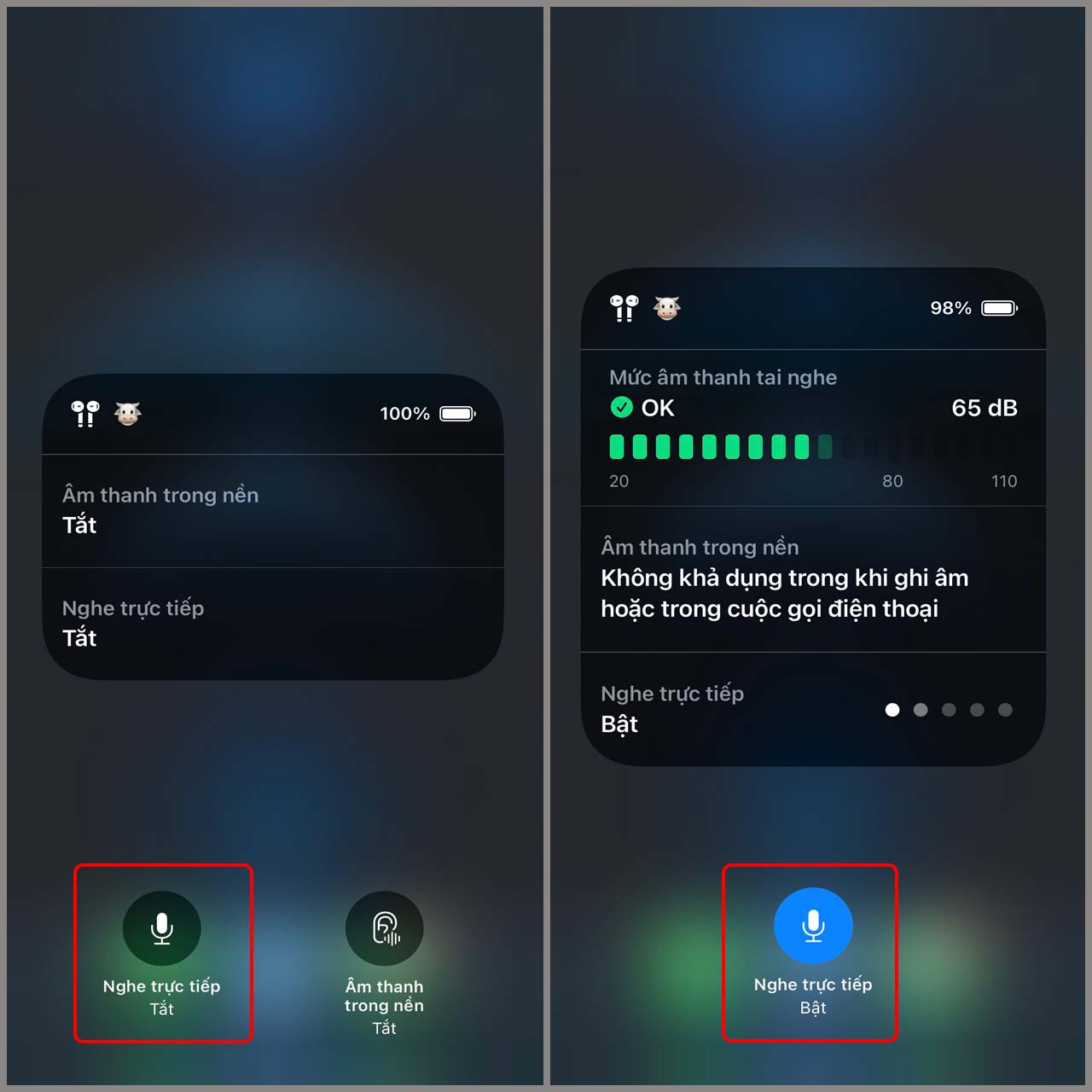 cách biến tai nghe airpod thành máy trợ thính