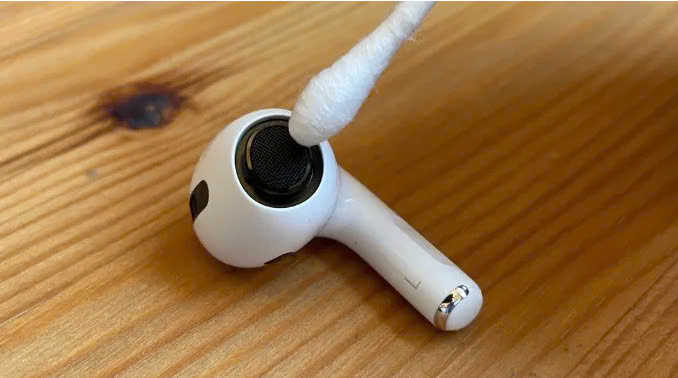 âm lượng airpods không đều